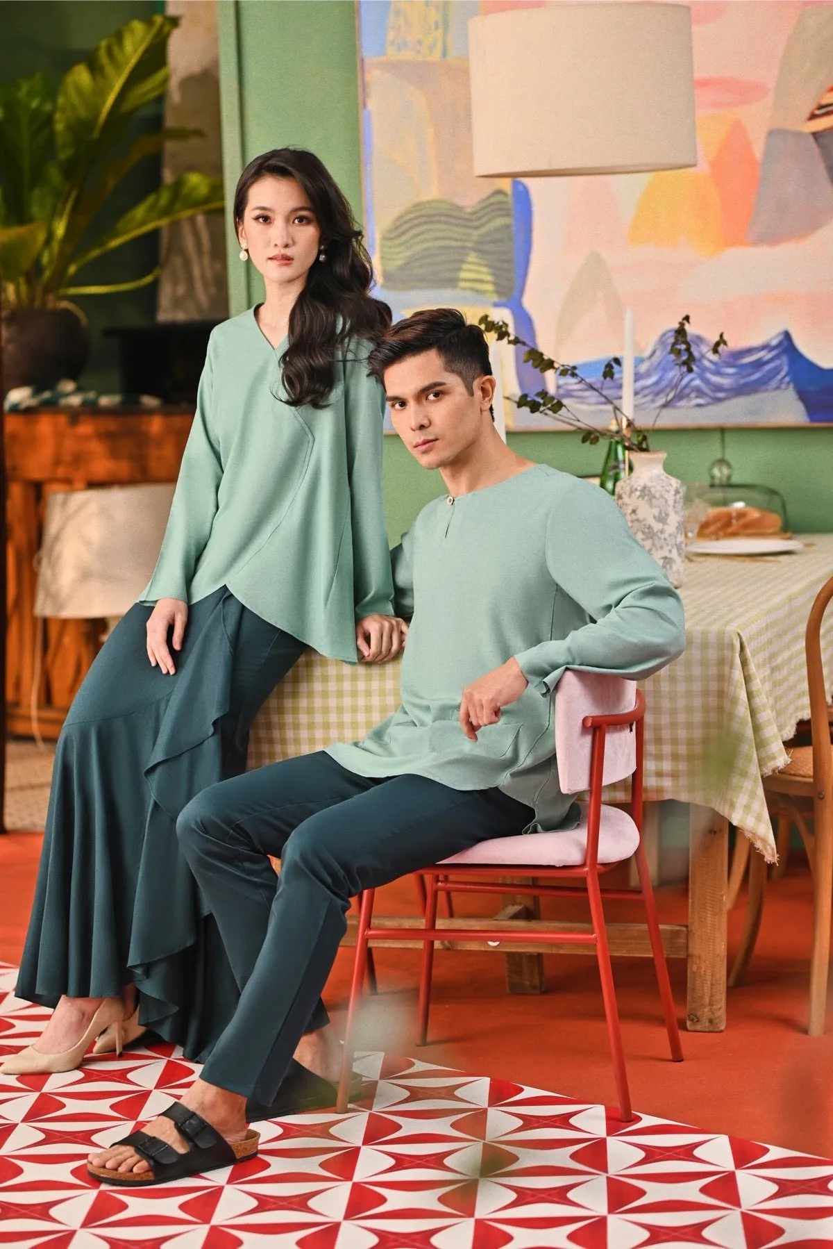 The Capai Men Kurta - Vegan Green