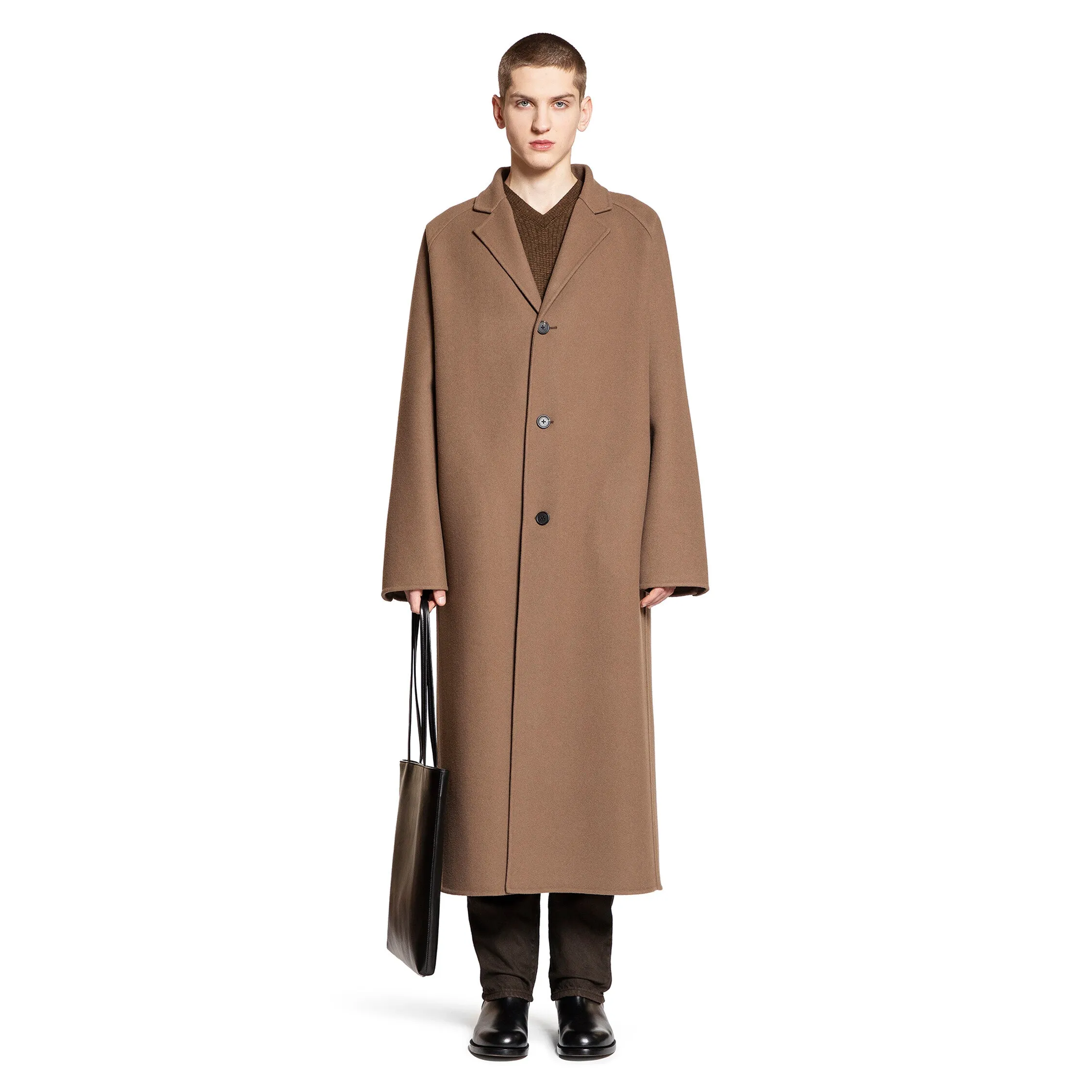 THE ROW MAN BROWN COATS