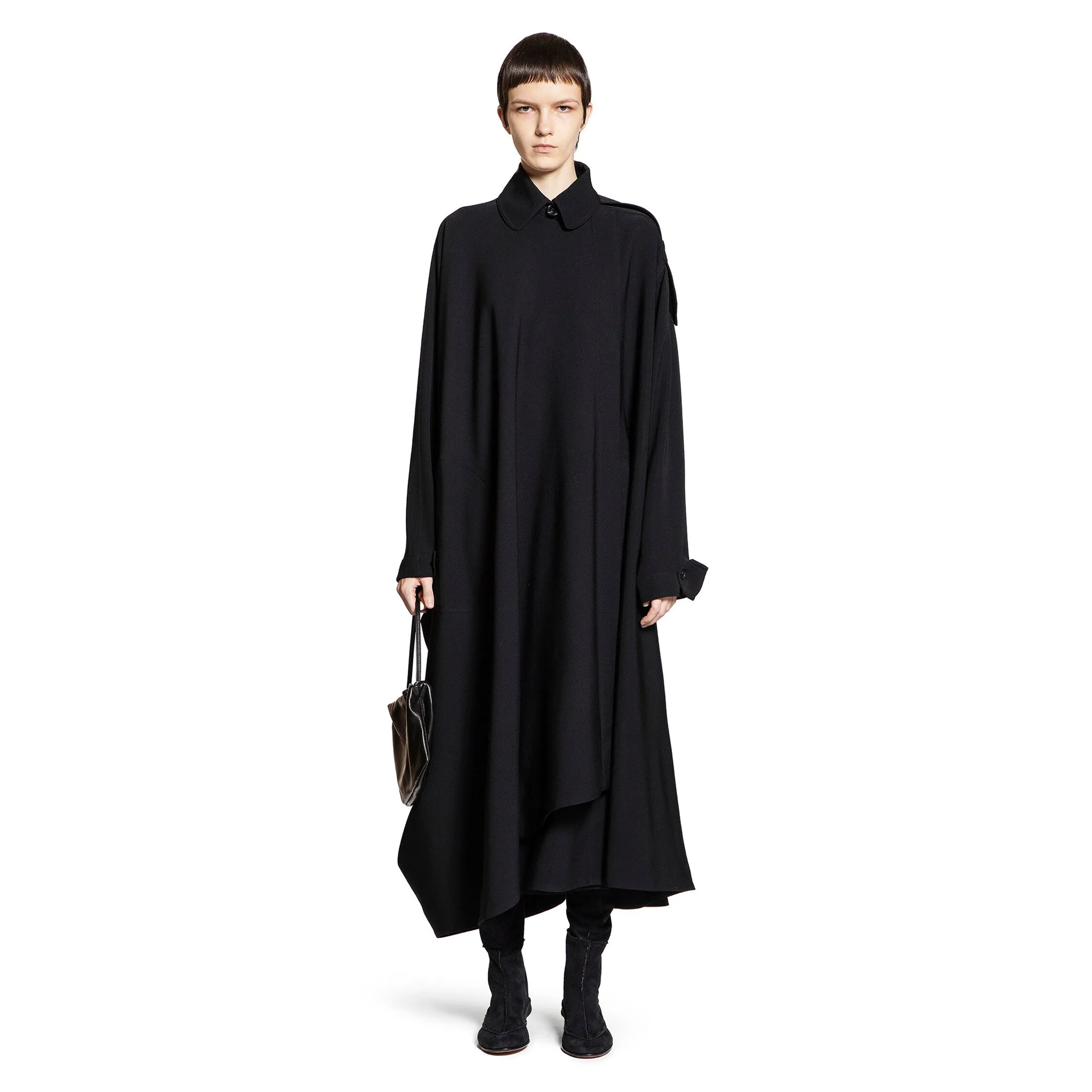 THE ROW WOMAN BLACK COATS