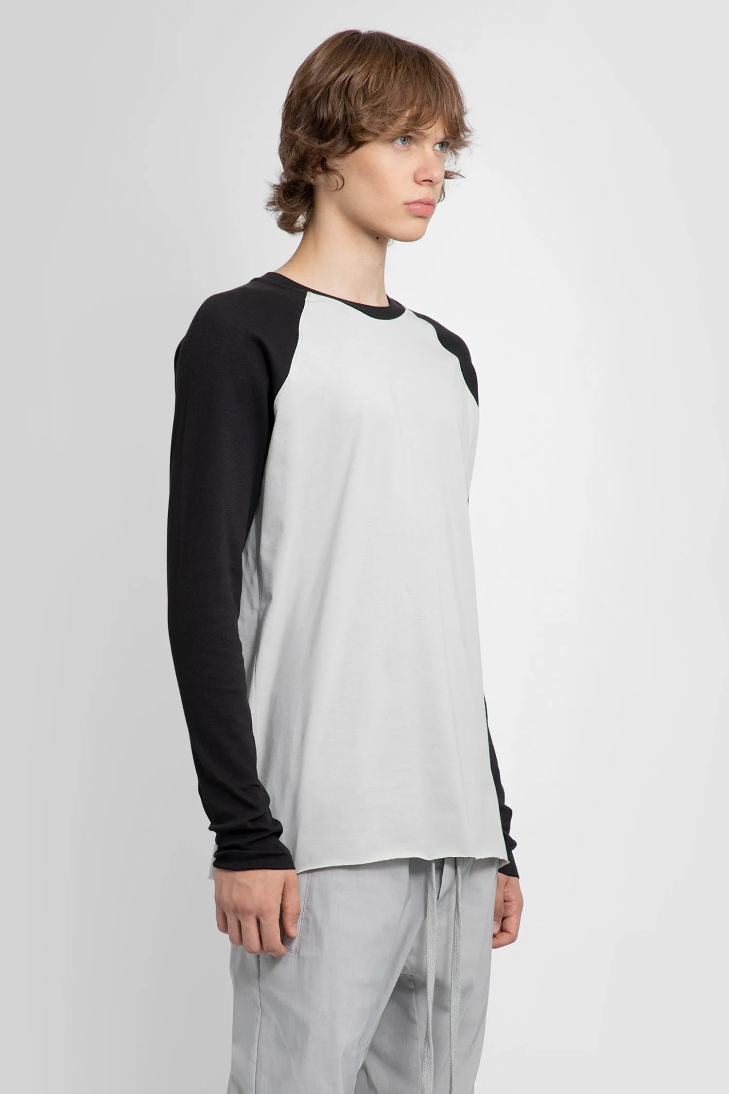 THOM KROM MAN BLACK&WHITE T-SHIRTS & TANK TOPS