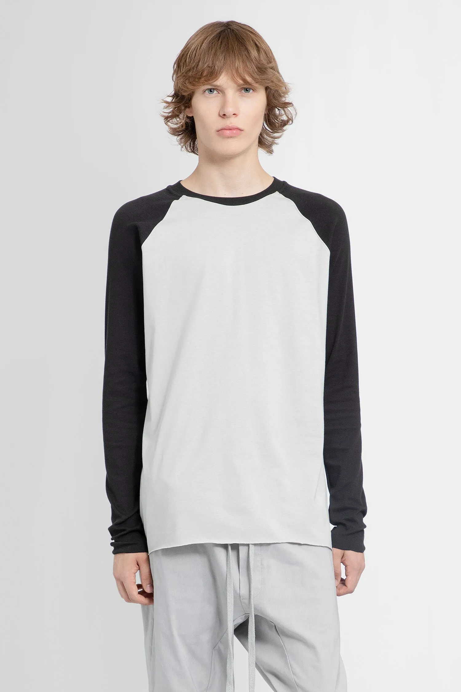 THOM KROM MAN BLACK&WHITE T-SHIRTS & TANK TOPS