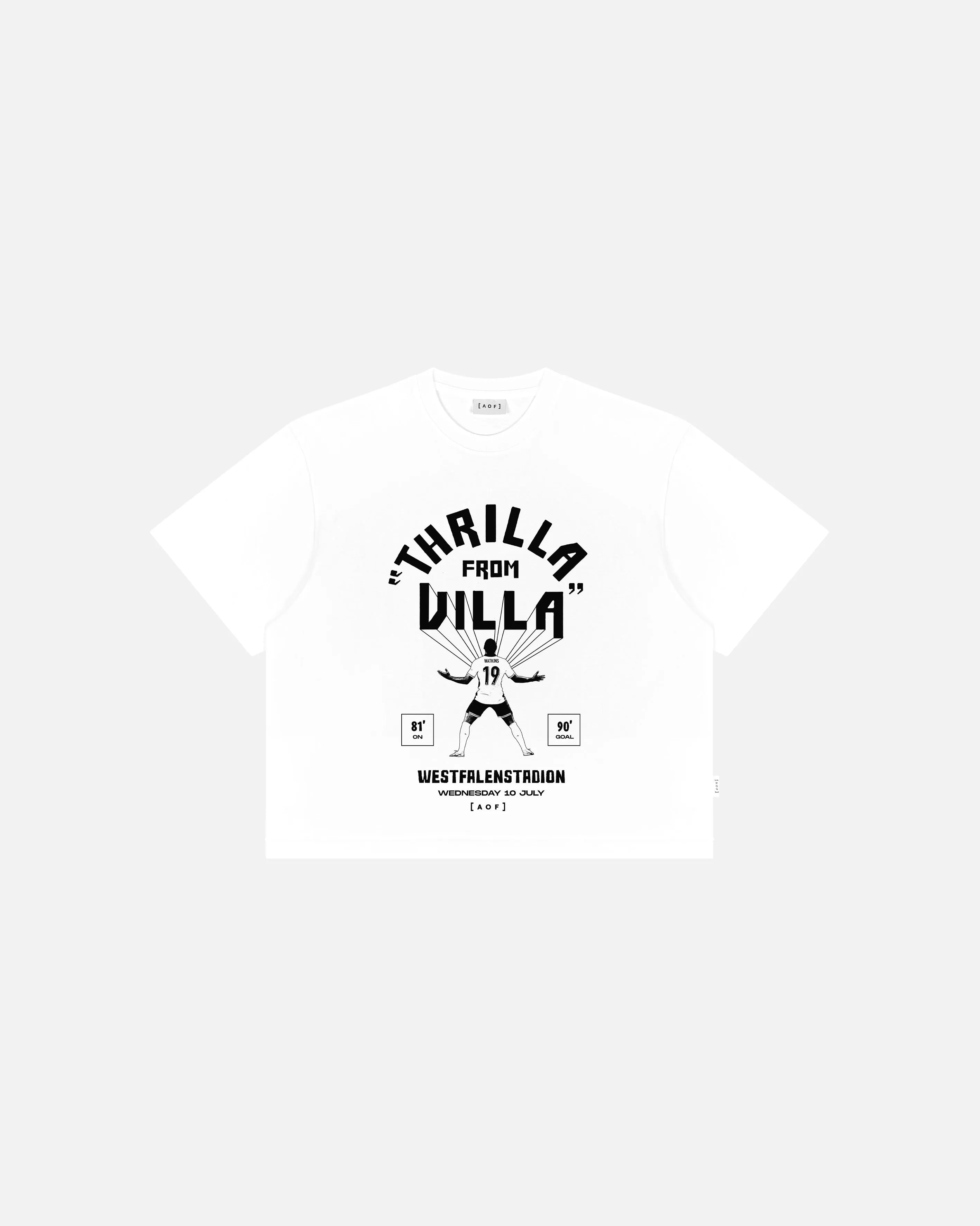 Thrilla from Villa Crop Fit Tee