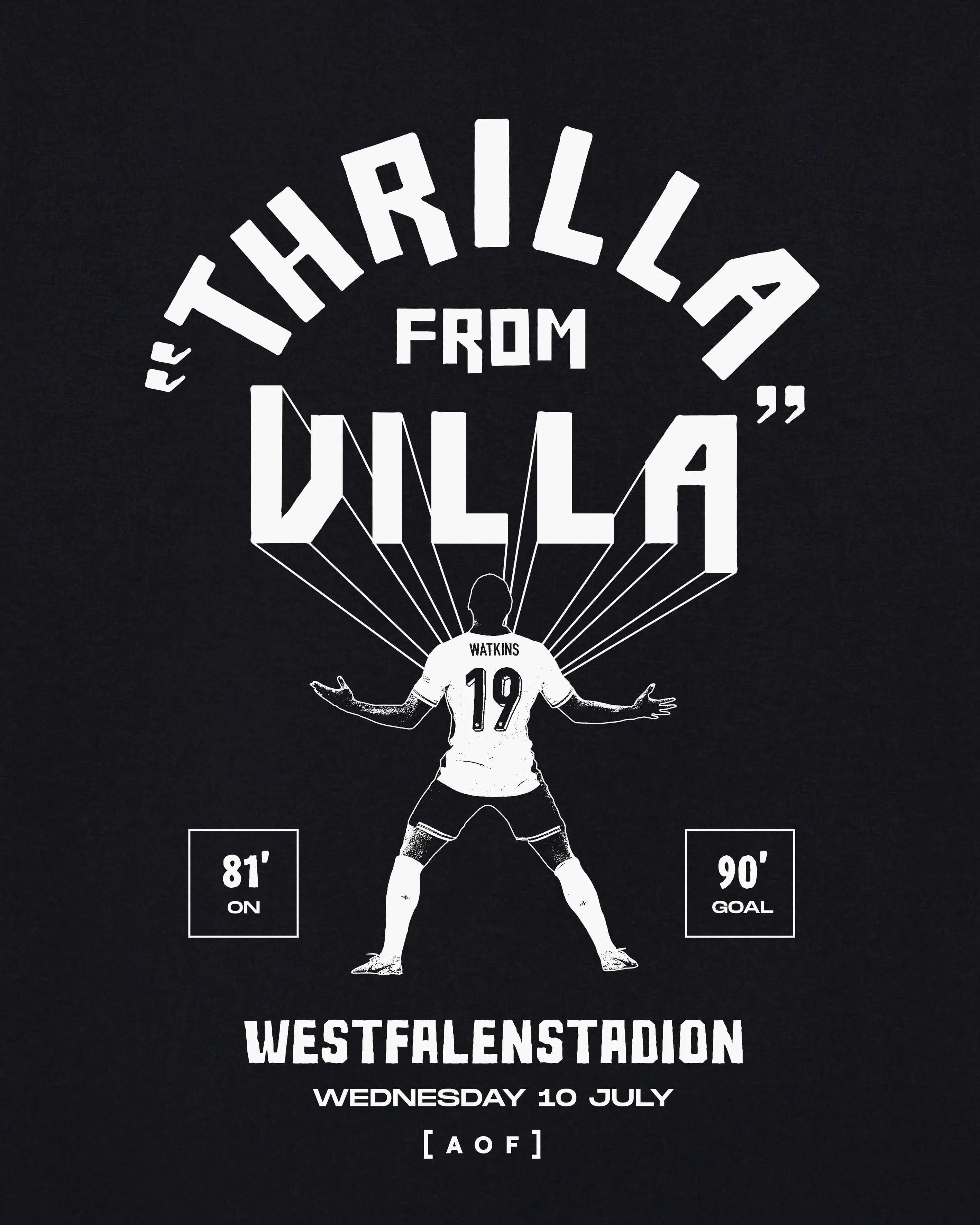 Thrilla from Villa Crop Fit Tee