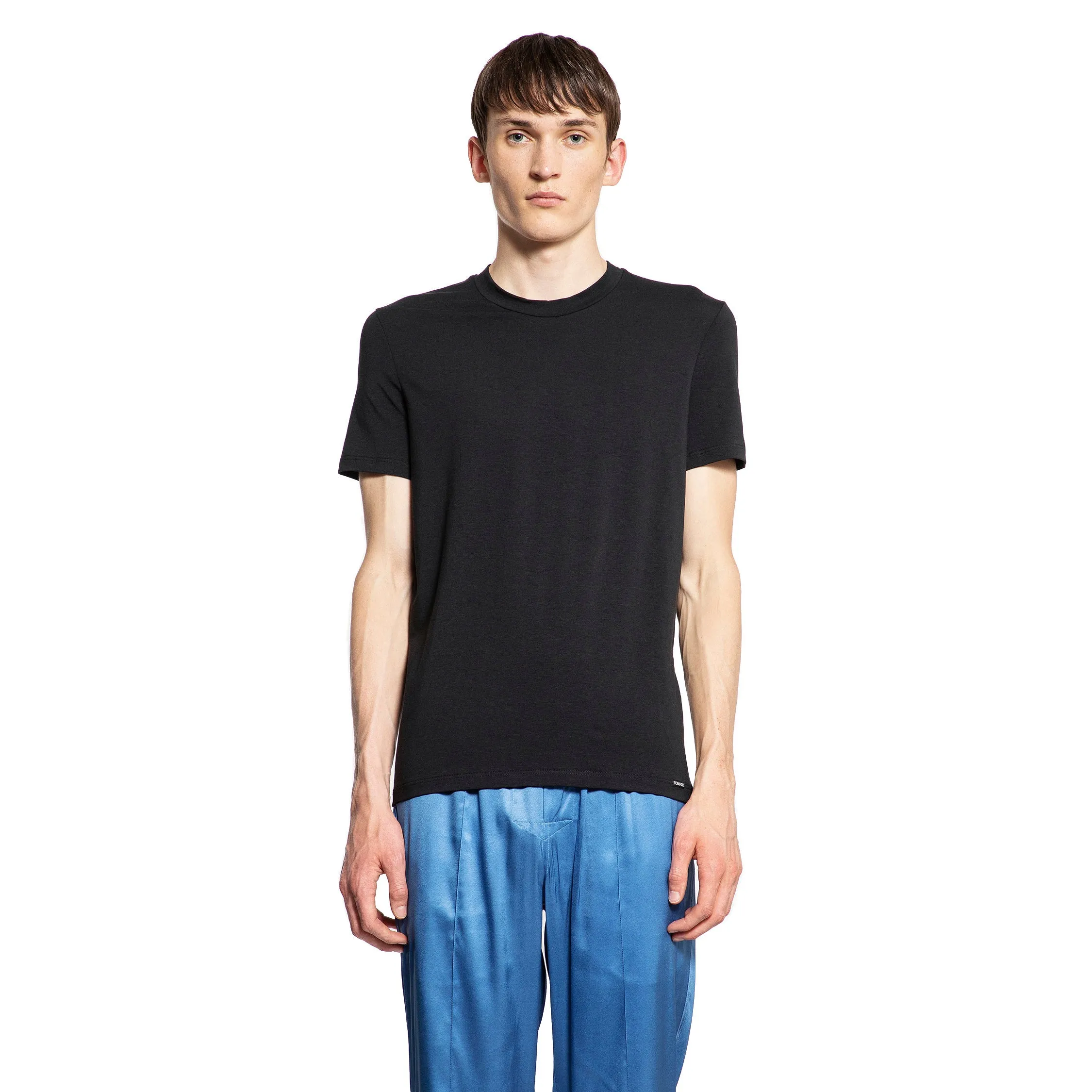 TOM FORD MAN BLACK T-SHIRTS & TANK TOPS