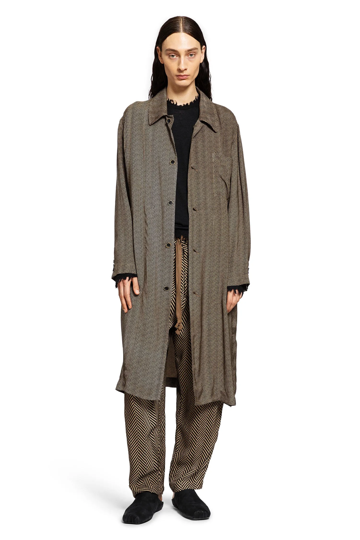 UMA WANG MAN BEIGE COATS