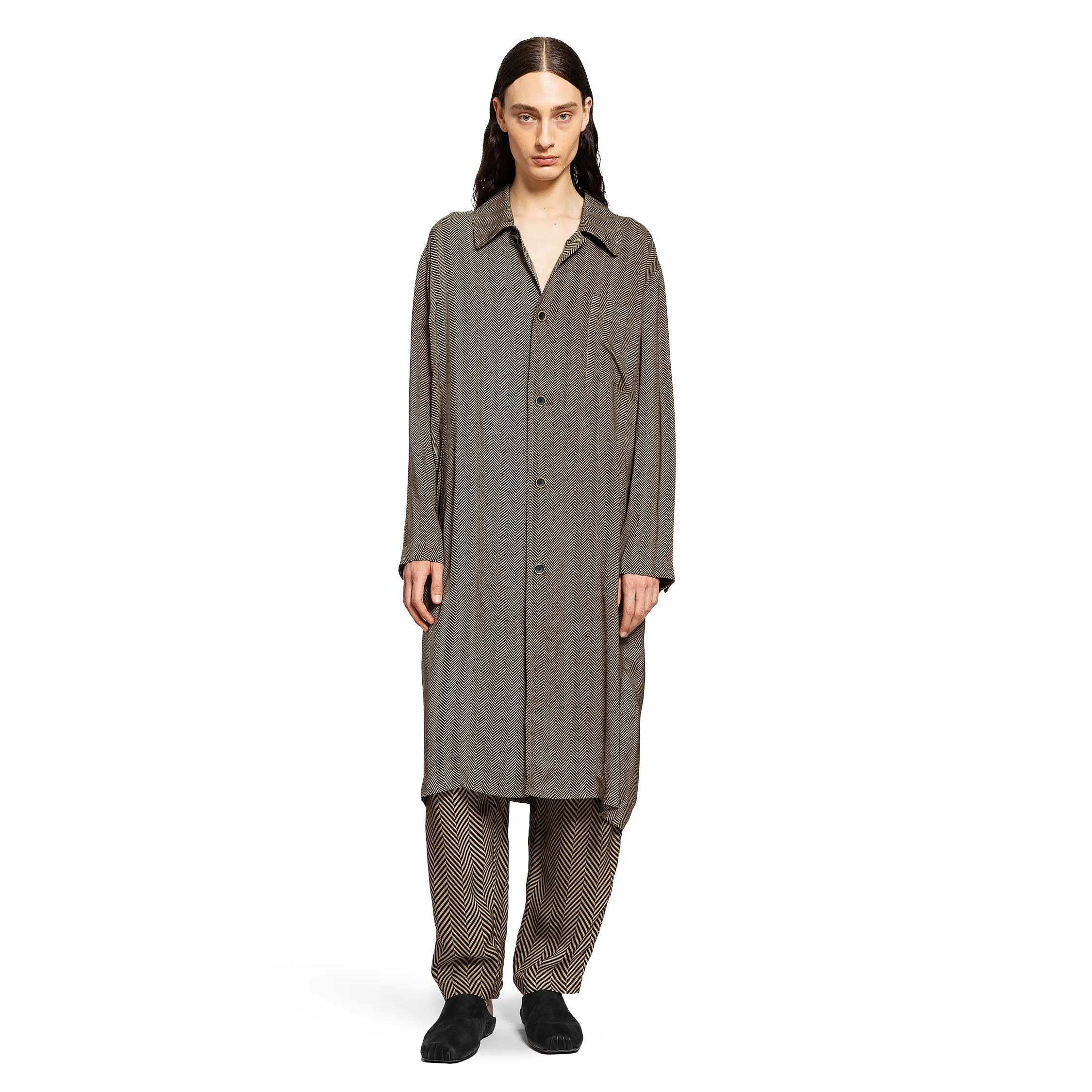 UMA WANG MAN BEIGE COATS