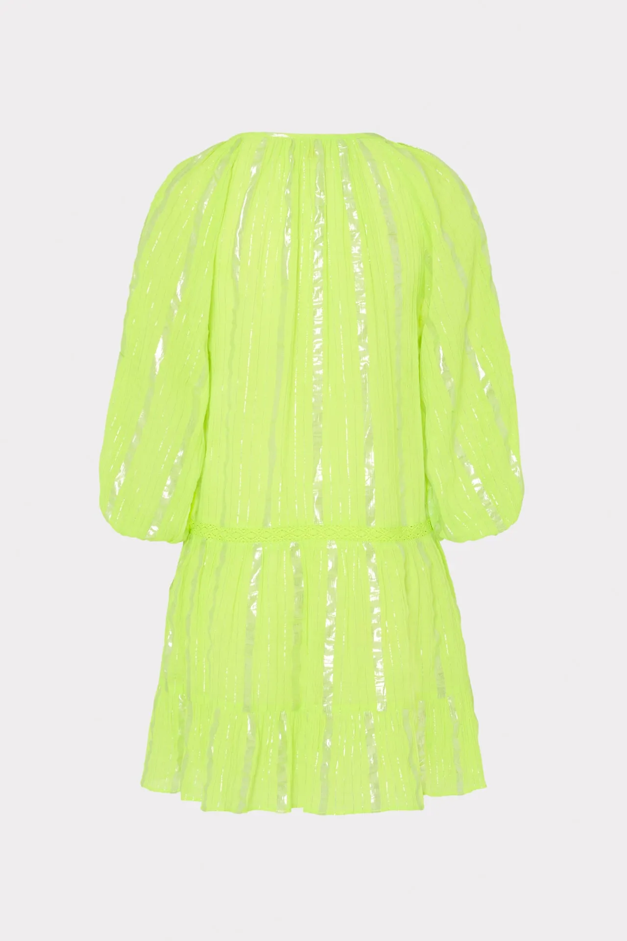 Valentine Lurex Stripe Coverup Dress
