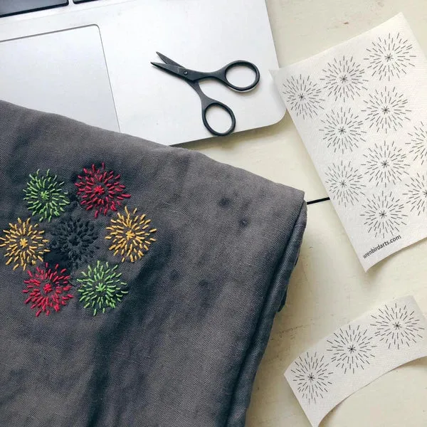 Washable Mending Transfers: Sashiko Patterns for Visible Mending