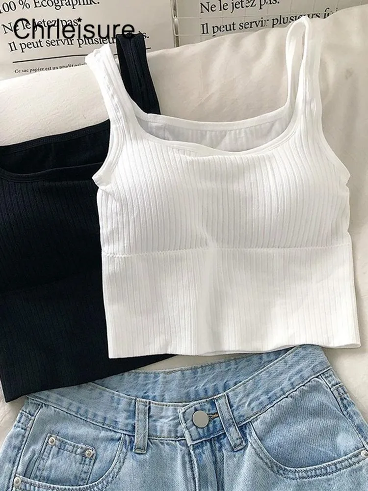 Women Seamless Square Crop Top