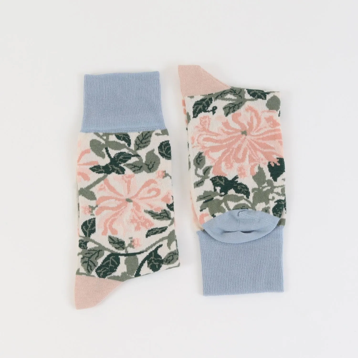 Women's William Morris Honeysuckle Cotton Socks